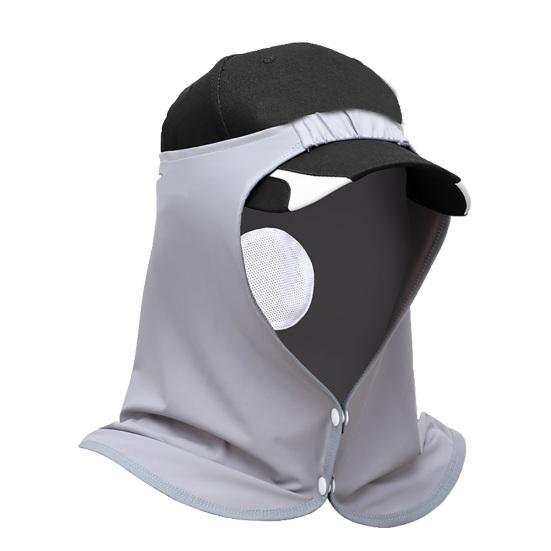 

Outdoor Golf Unisex Breathable Summer Cool Anti-UV Neck Face Sunshade Scarf світло-сірого кольору