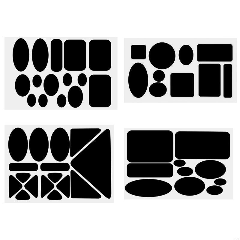 4 Pcs Down Jackets Repair Patches Waterproof Adhesive Fabric Patches for Outdoor Winter Clothing Jackets Sleep Bags