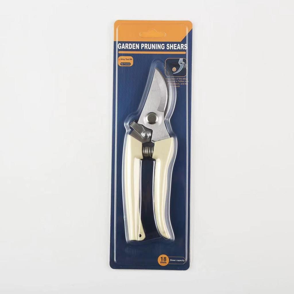 Stainless Steel Scissors Flower Cut Arrangement Pruning Fruit Tree Garden Branch Cutting Household Grafting Gardening Scissors