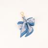 Women's Ribbon Bow  Fashion Weaving Silk Scarf Keychain Pendant Keyring Charm Bag Car Keychain Keychain Accessories