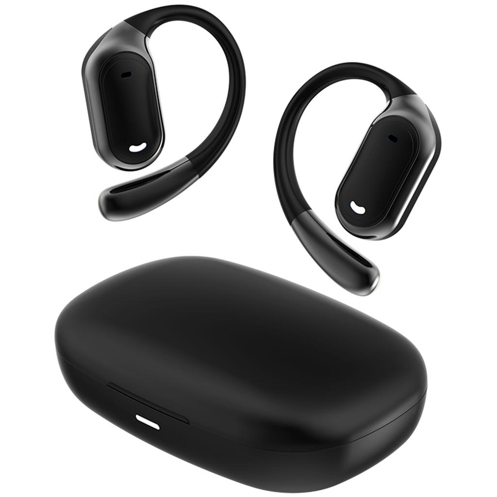 Wireless BT 5.4 Earbuds with Charging Case, Painless Ear Hook Sports Headset, Music Earphones, Low Latency Gaming