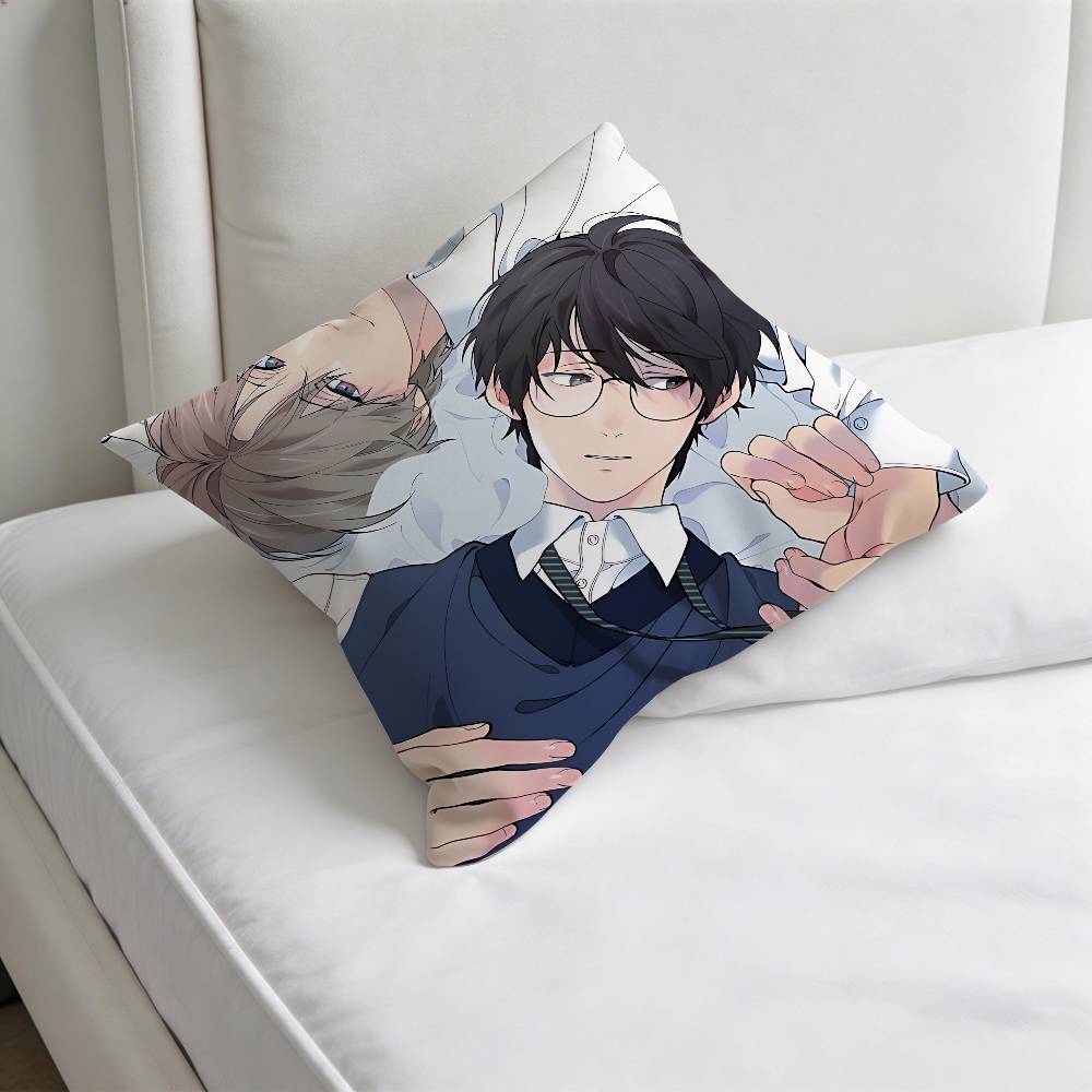 LLost In The CCloud Manga Quadratische Kissenhülle Weiche Dekorative Überwurf-Kissenhülle für Zuhause Sofa Bett