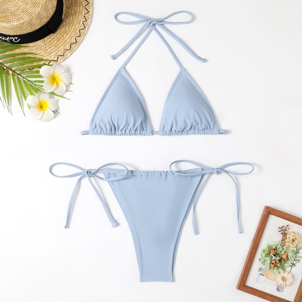 2024 Europäische & Amerikanische Sexy Split Bikini Bademode für Frauen