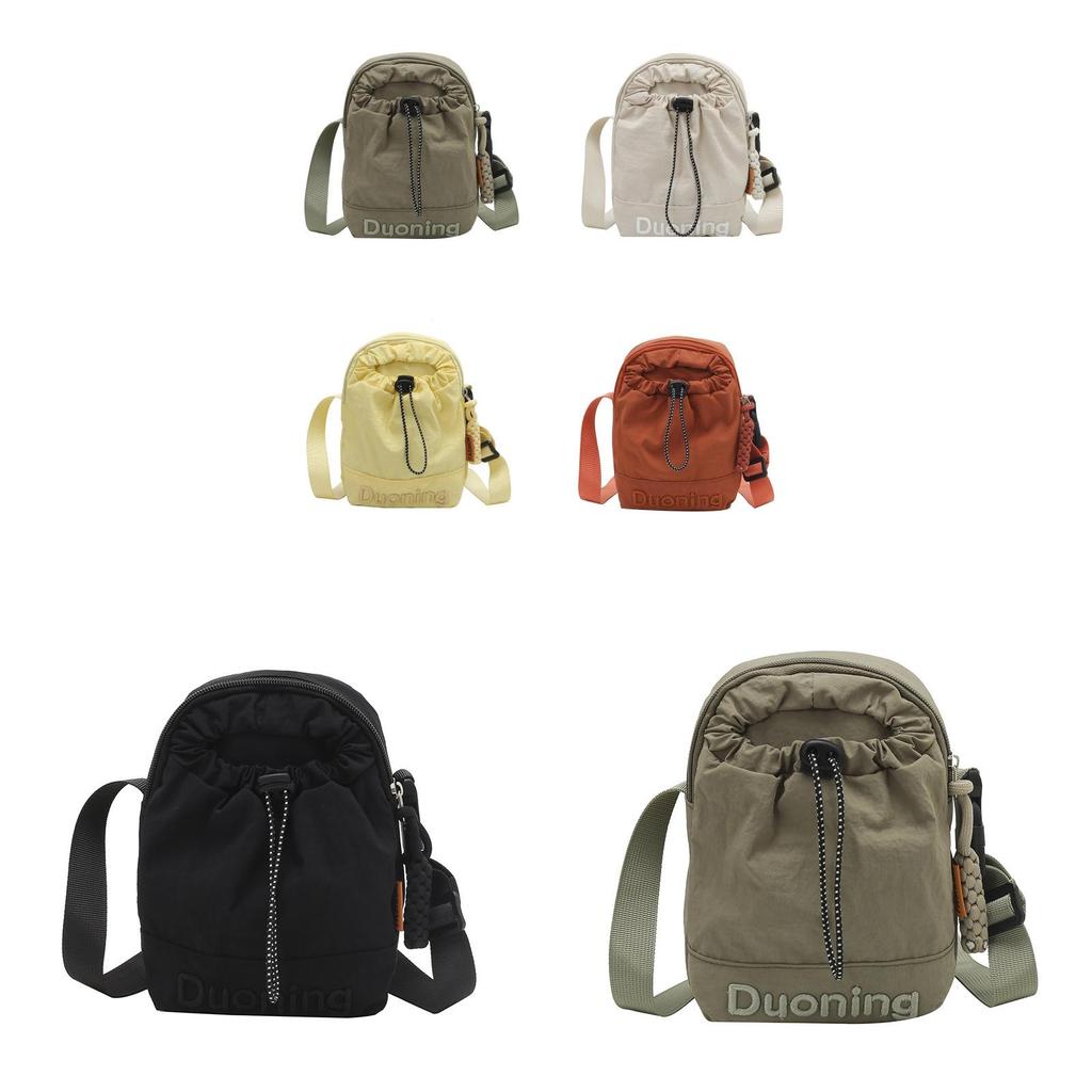 Nylon Crossbody Bag With Letter Design For Casual Streetwear And Daily Use
