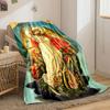 Archangel Michael Dragon Blanket Bedroom Blanket for Livingroom Couch Lunch Break Soft Throw for Friend's Festival Gift
