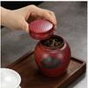 Handcrafted Copper Tea Caddy With Gilding Sealable Storage Jar Loose Leaf Travel Gift