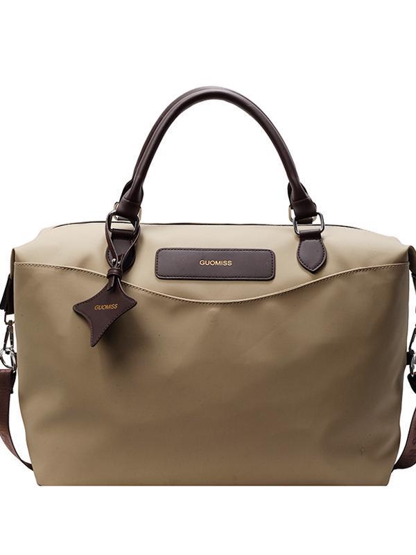 Women's Large Capacity Waterproof Duffle Bag for Short Business Trips - Attachable To Suitcase, High-End Carry-On.