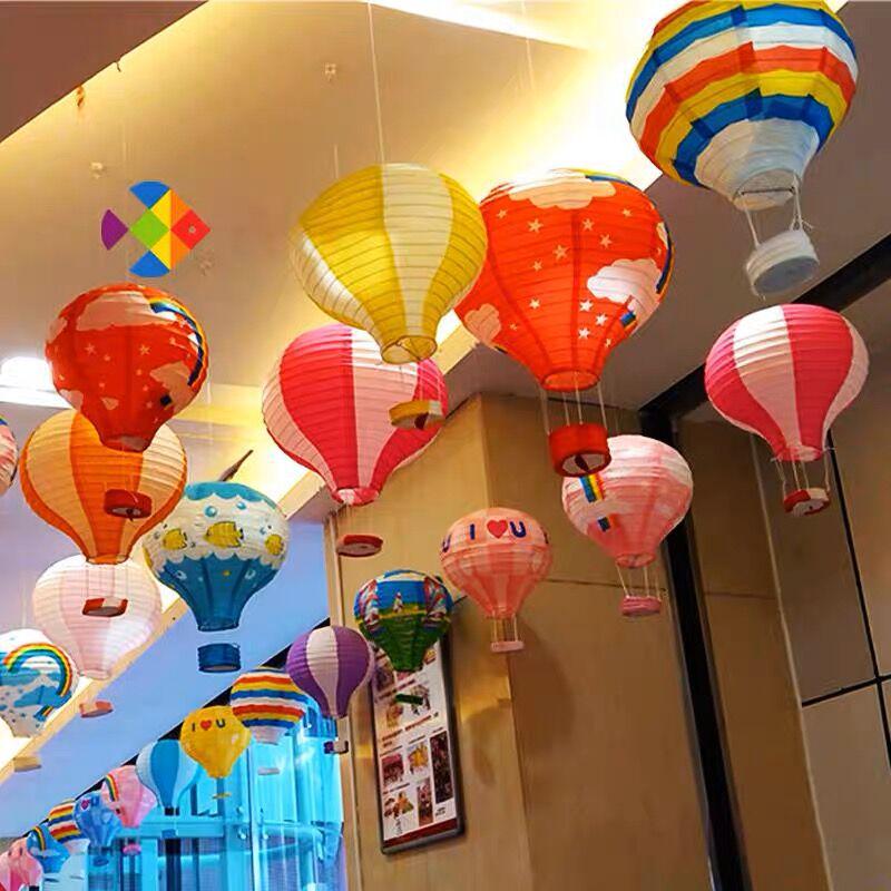 Handmade Hot Air Balloon Paper Lantern for Weddings, Birthdays, and Party Decorations
