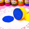 4/5pcs Mushroom Sponge Paint Daubers Wooden Handle Sponge Brushes for Kids Toddler Art Craft Stamping Graffiti DIY Painting