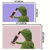 VIKAMA Whimsical Komi Frog Drinking Tapestry Wall Hanging Suitable for Study Living Room Bedroom Gaming Room Home Decor