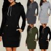 Felpa con cappuccio sportiva pullover sportivo a maniche lunghe da donna moda autunno abito da donna