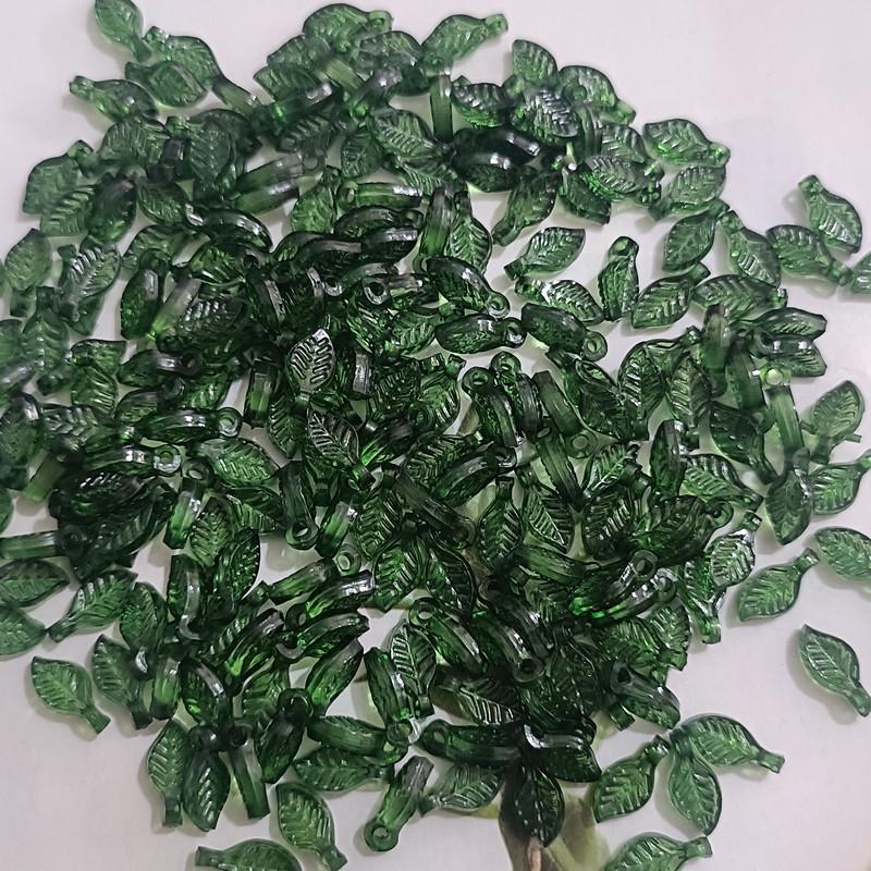 Acrylic Mini Grape Leaf Beaded String for DIY Jewelry Making: Bracelets & Necklaces