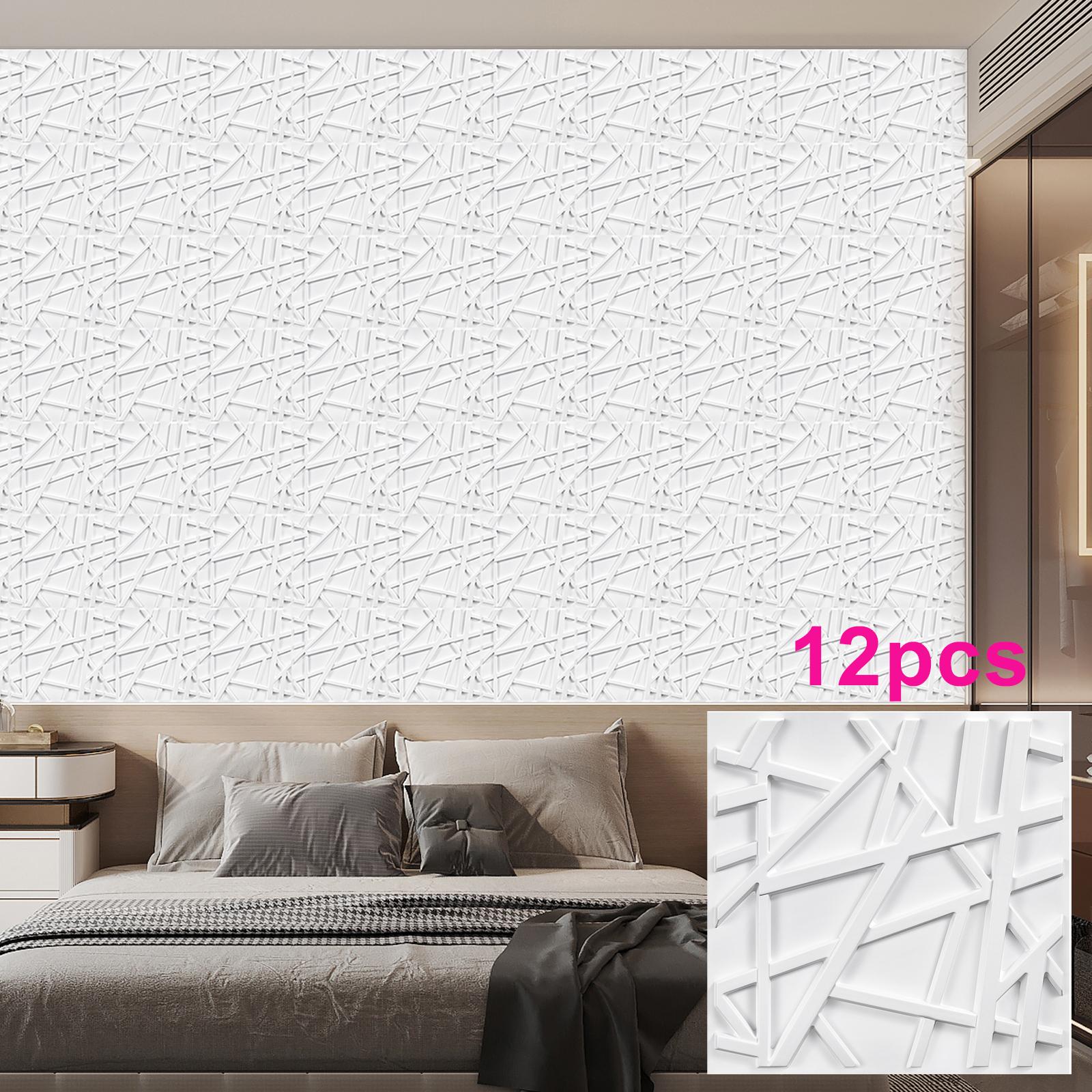 

KUUJOJO 3D textured wall panel for indoor wall decoration, suitable for living room, hall, bedroom, hotel, office, send tape