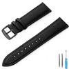 Litchi Pattern Soft Leather Watch Band Bracelet 12mm 14mm 16mm 18mm 20mm 22mm Replacement Wrist Straps Watchbands