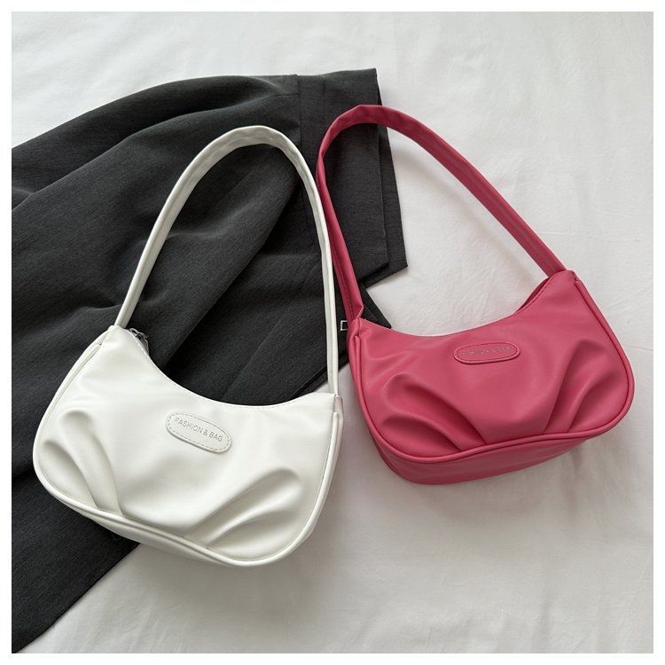 Simple and Fashionable Underarm Bag 2025 Texture Niche Shoulder Bag Factory Supply Chain Factory