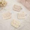 Corduroy Printed Card Bag Hasp Zipper Coin Purse with Key Ring Kids Cute Purse Small Wallet Zipper Credit Card Holder ID Bag