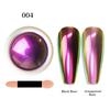 12 Colors Optical Chameleon Mirror Powder, Nail Glitter Laser Powder, DIY Nail Art Decoration Material, Shimmering Color-Shifting Effect