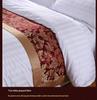 Pure Cotton Satin Stripe Duvet Cover - Hotel Quality, All-White, 100% Cotton