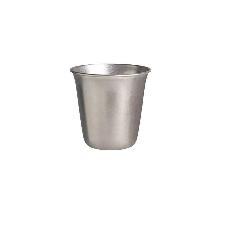 Stainless Steel Coffee Mug 300Ml Retro Style Cup Travel Tumbler Coffee Jug Milk Tea Cups Office Beer Mugs Cold Drinks Drinkware