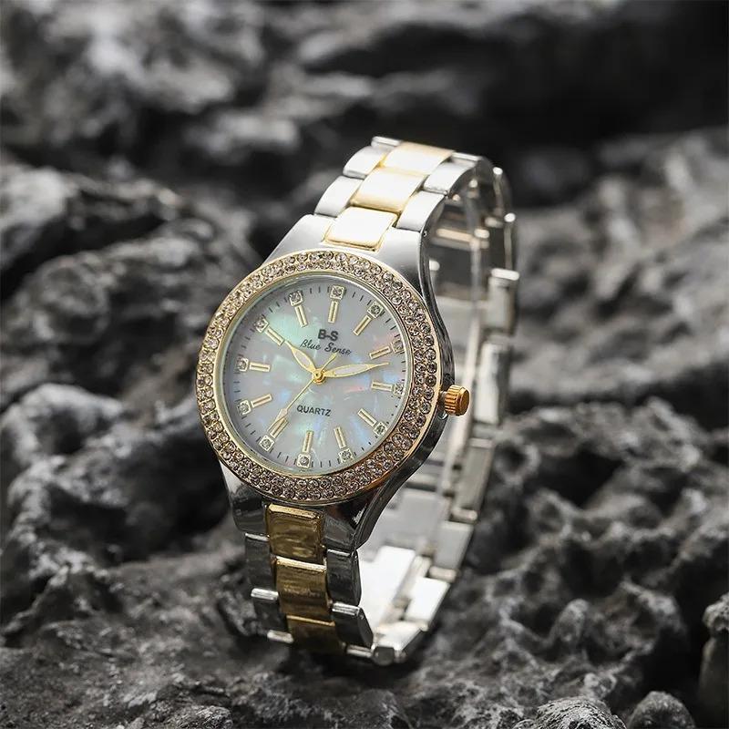 Fashion Ladies Wrist Watches Dress Gold Watch Woman Crystal Diamond Watches Stainless Steel Silver Clock Women Montre Femme