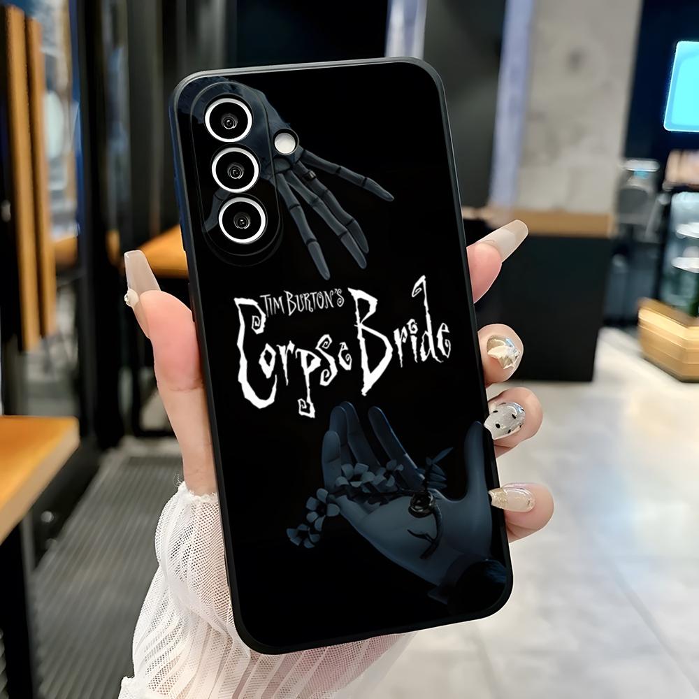 

Tim Burton C-Corpse Bride Phone Case For Samsung A25 A13 A33 5G A54 A36 A35 A56 A52 A14 Shockproof Soft Cover Samsung A32 5G