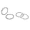 4pcs 1.9 Inch Wheel Outer Beadlock Rings Aluminum Alloy Replacement Wheel Beadlock Rings for