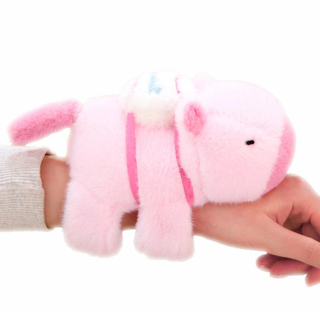 Cute Artificial Simulated Animal Papa Circle Ins Capybara Panda Slap Bracelets Wristband For Men And Women Lovely Children Gift