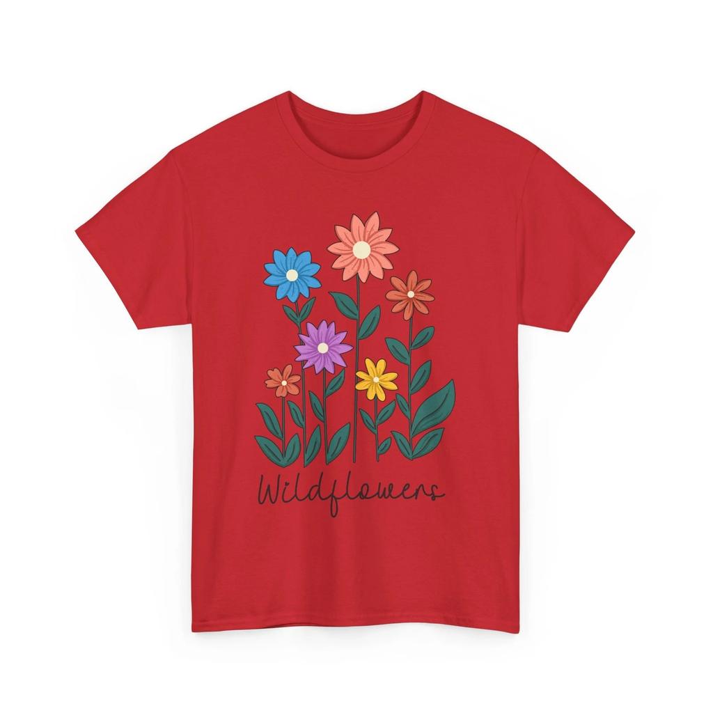 Wildflowers Shirt | Nature Lover T-Shirt | Spring Blossoms & Fresh Air Tee