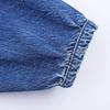 Women's Casual Fashion Lace Trim Denim Shirt - Elegant and Versatile