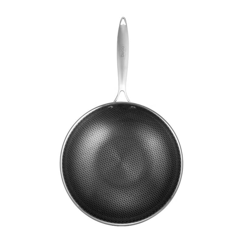 Debo 304 Edelstahl Waben Antihaft Wok