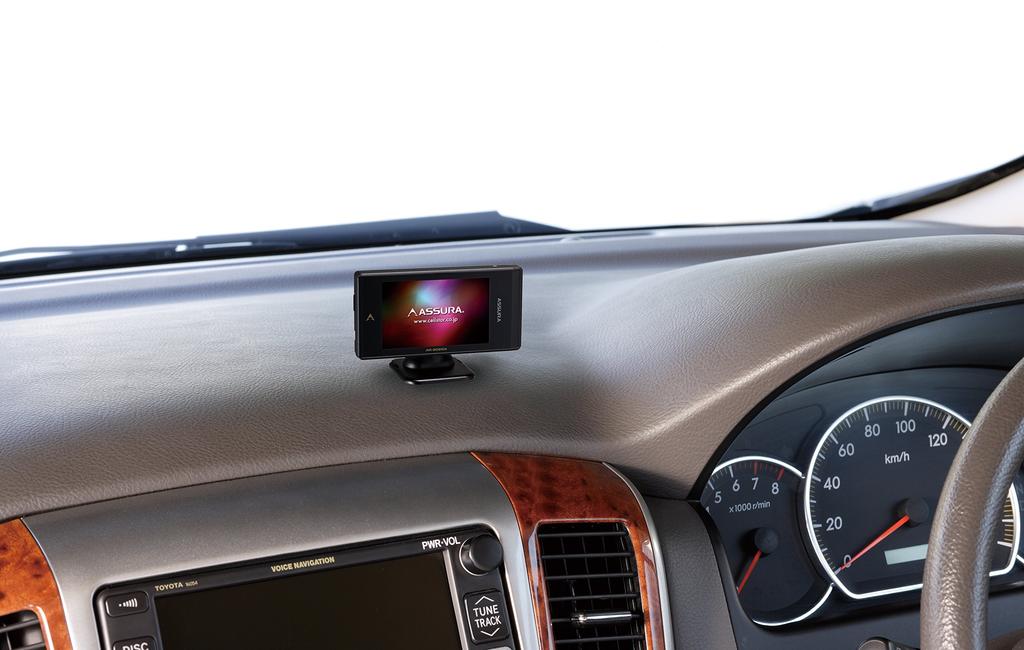 CELLSTAR ASSURA Radardetektor med Integrert GPS og LCD Laget i Japan AR-202GA 3,2-tommers Skjerm,