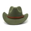 Western Cowboy Hat With Satin Weave For Men And Women Summer Winter Sun Protection