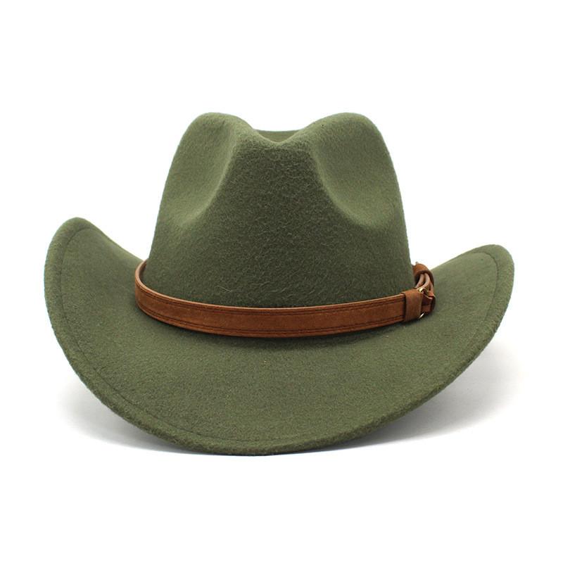 Western Cowboy Hat With Satin Weave For Men And Women Summer Winter Sun Protection