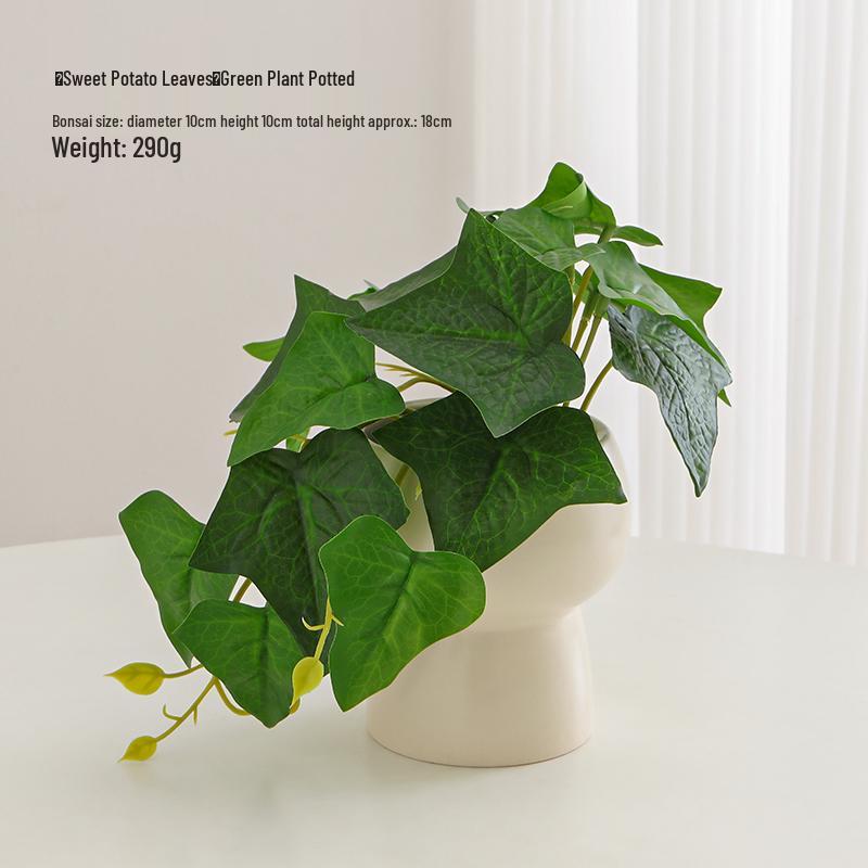 Yapay Çiçek Aranjmanları İçin Zarif Seramik Vazo - Oturma Odası veya Yemek Masası Dekorasyonu İçin Mükemmel