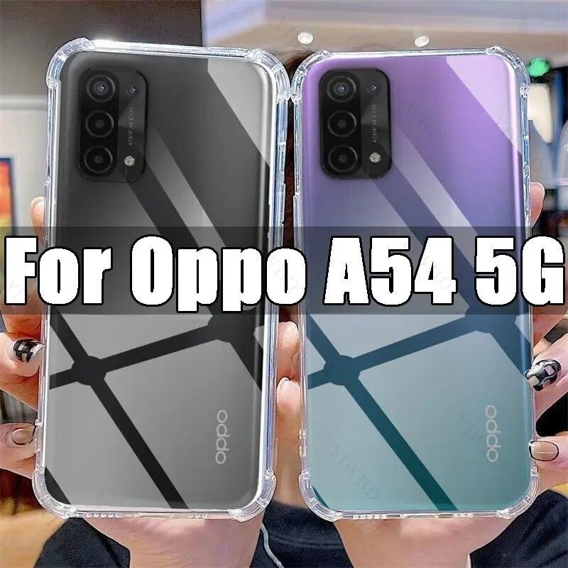 

Прозрачный чехол для телефона Oppo A54 5G, прозрачный чехол из ТПУ для Oppo A 54 6,5 дюйма CPH2195, противоударные чехлы с защитой от царапин