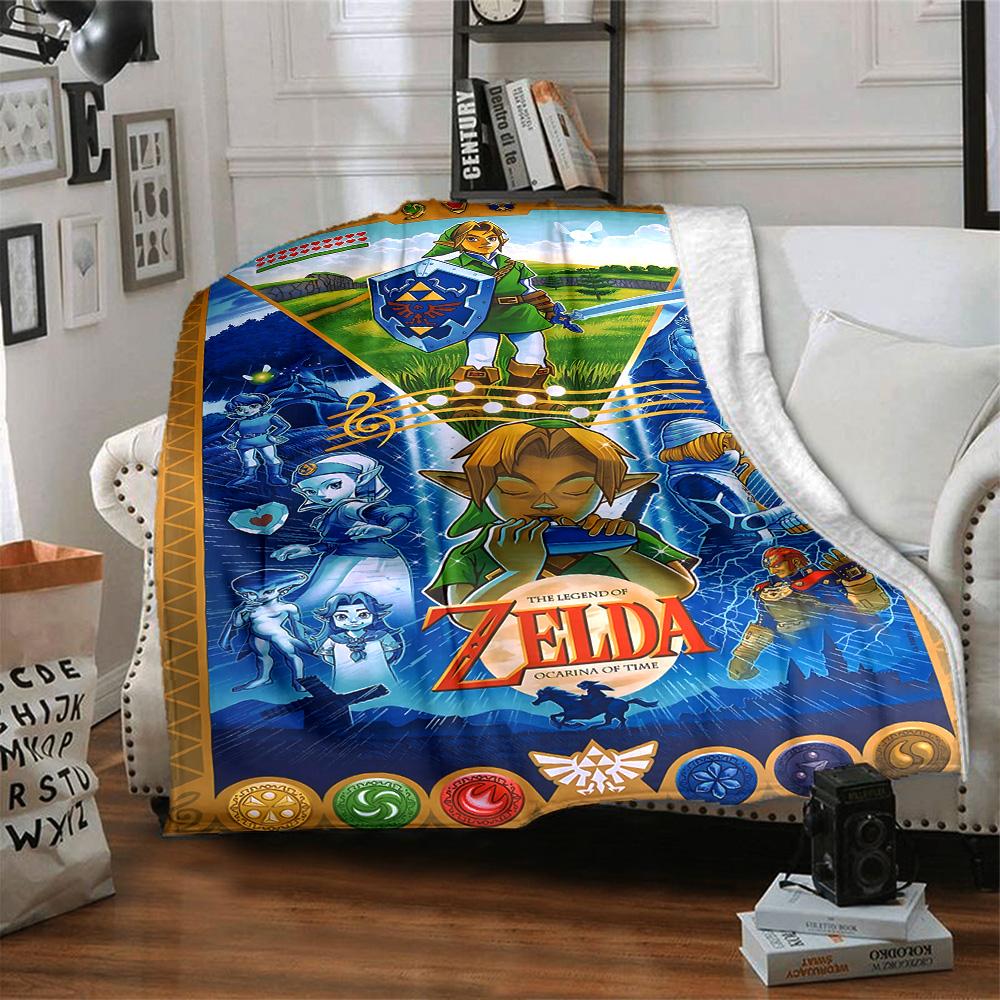 1pc Shiny Shield Fantasy Artwork flannel Blanket for Super Soft Cute Comfort Blanket for Travel Bedding Couch Sofa Blanket Y82549