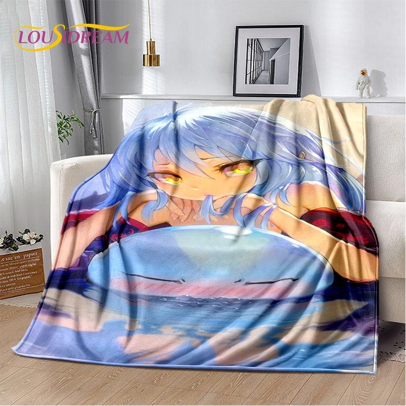 I Got Reincarnated As A Slime Anime Soft Plush Blanket,Flannel Blanket Throw Blanket for Living Room Bedroom Bed Sofa Picnic Kid