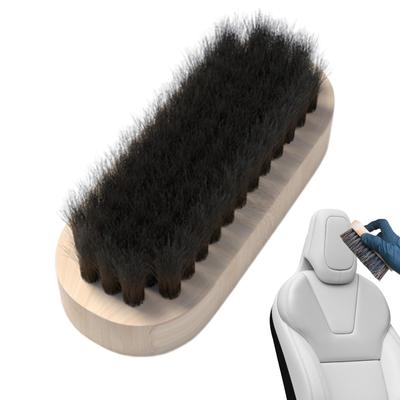 Carving Brush, Car Dust Removal Brush, Car Seat Detailing Brush Wood Handle | Soft