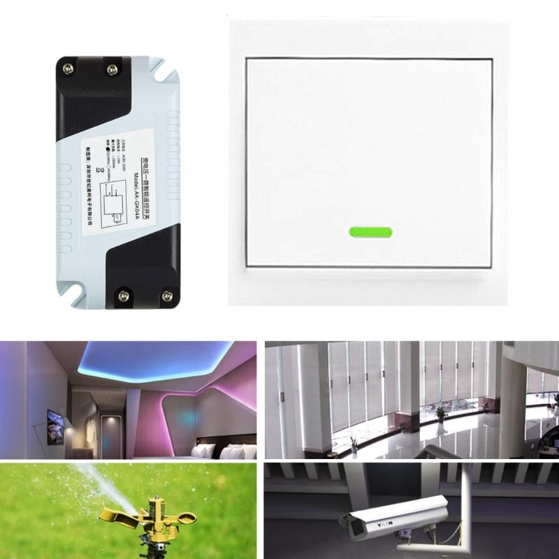 Practical Home ABS Materials 86 Type Light Switches With Stable Signal Portable Accessory for Convenient Daily Use