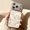Silk-textured printed pattern tempered glass Phone Case  for iPhone 17 16 15 14 13 12 11 Pro Max Plus with lens protection Cover