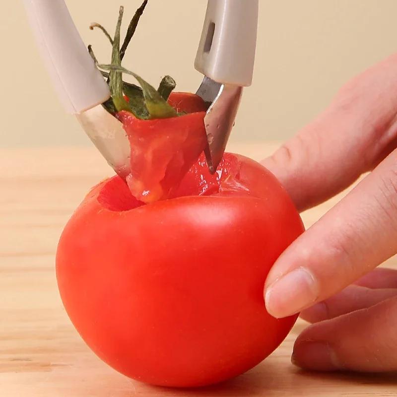 Pineapple Eye Corer Peeler Multifunctional Stainless Steel Strawberry Huller Fruit Seed Remover Cutter Home Kitchen Accessories