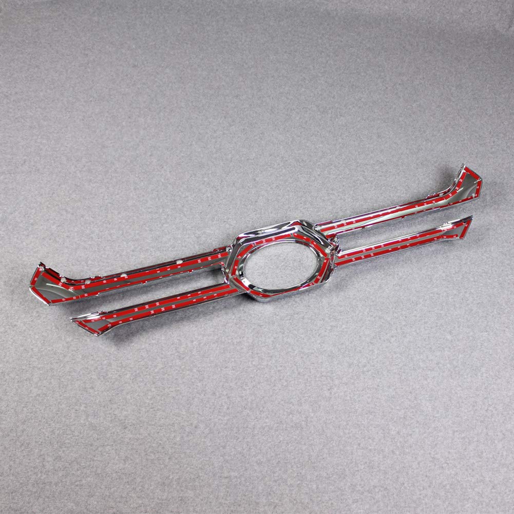 RUIQ Chrome Front Bumper Grille Garnish for Toyota New RAV4 Adventure XA50 Series (5th Generation)