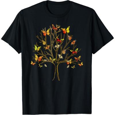 Schmetterling Lebensbaum Schmetterlinge T-Shirt