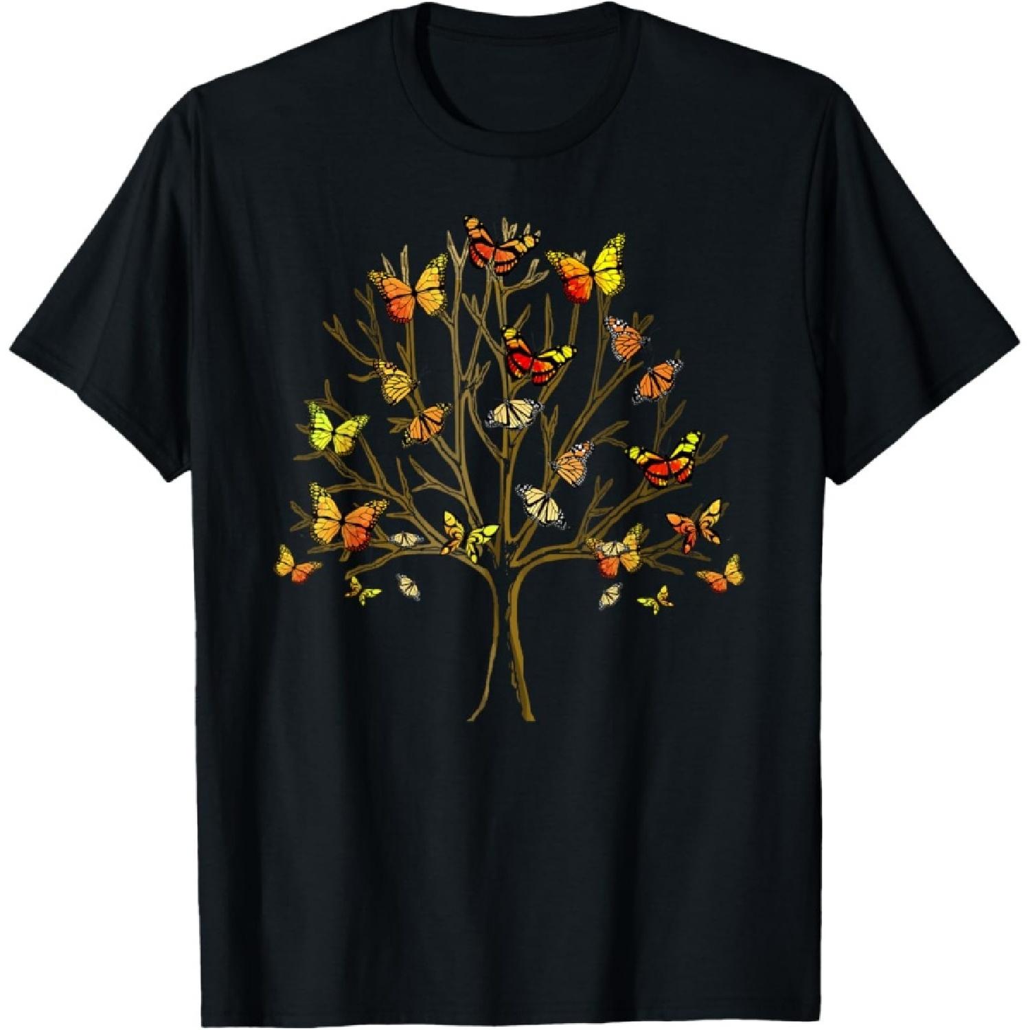 Butterfly Tree of Life Butterflies T-Shirt S