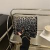 Simple And Fashionable Leopard Print, Simple And Foreign Commuting In Winter, Retro Chain, Single Shoulder Crossbody Small Square Bag Woman