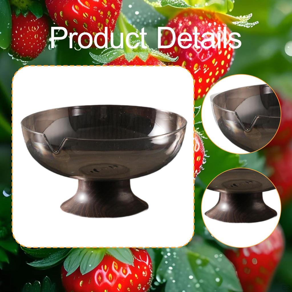 Decorative Pedestal Bowl Bowls Serving Tray Portable Decor Fruit Dish Holder for