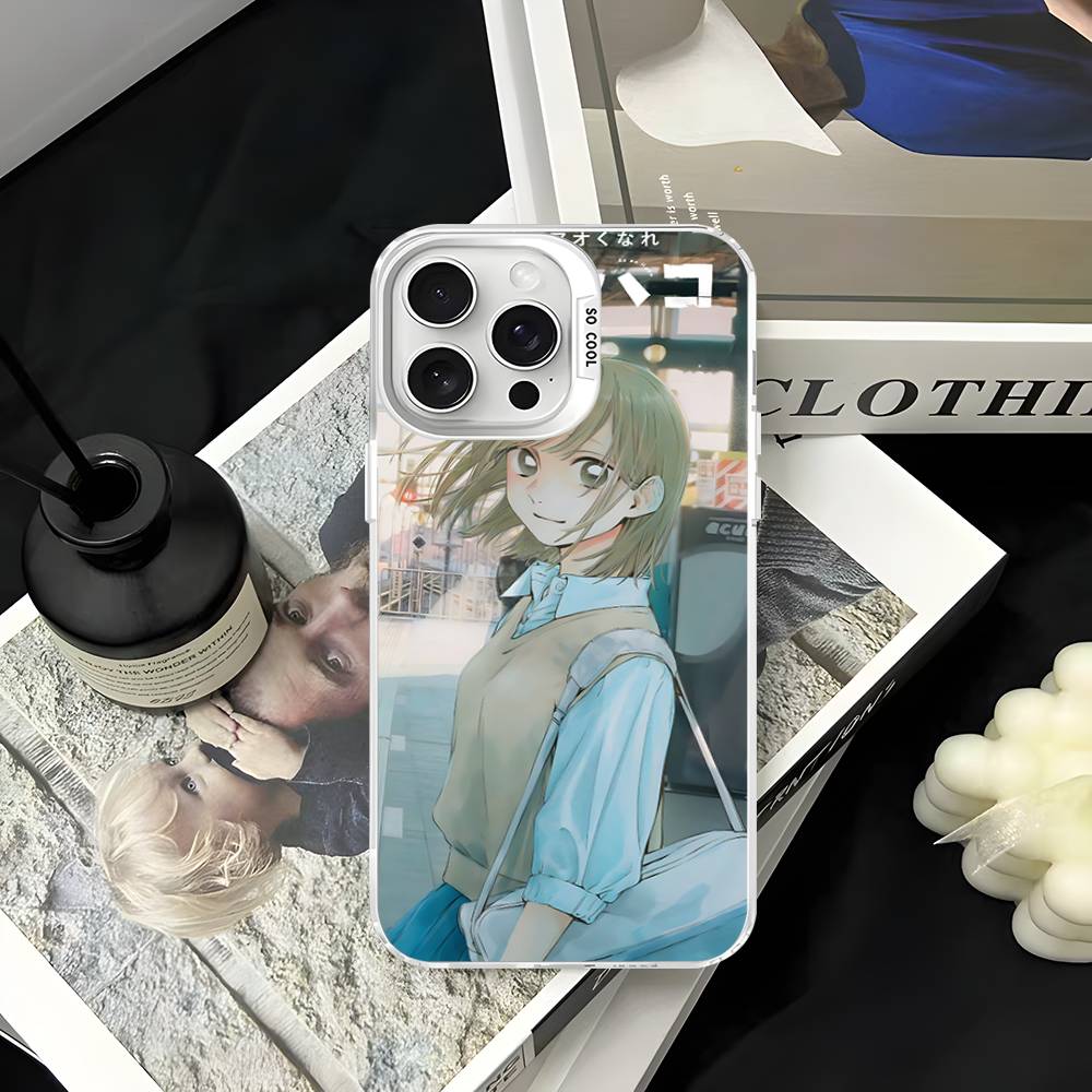 Anime B-Blue Box Phone Case For iPhone 17 16 15 14 13 12 11 Pro Max Plus Pro Colorful Shell