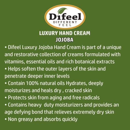 Difeel Jojoba Natural Hand Cream, 40g, JOJOBA 02JOJ, New York [Official Import]