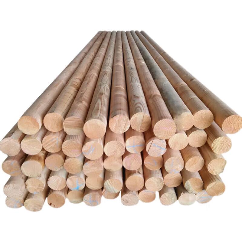 Pine Solid Round Wood Beam