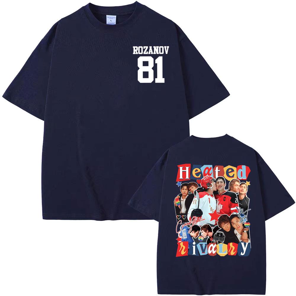 TV Heated Rivalry Hollander Ilya Rozanov Tshirts Men Women Oversized Vintage Tshirt Fashion High Quality Summer Cotton T Shirts